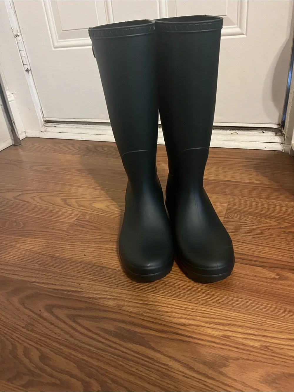 UGG Women's Black Tall Waterproof Rain Boots